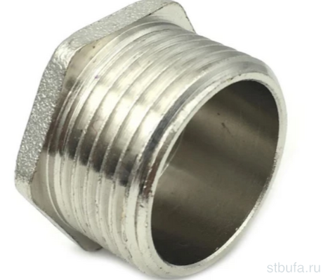 Заглушка 1/2'' наруж ЛАТ/НИКЕЛЬ Ду15 SantechSystems (20)